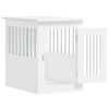 vidaXL Dog Crate Furniture White 45x62x59 cm Engineered Wood
