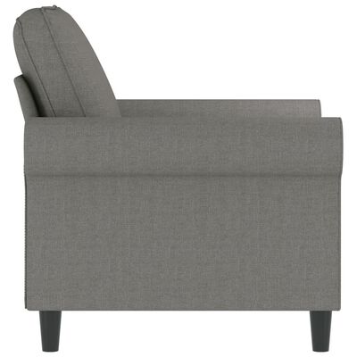 vidaXL Sofa Chair Dark Grey 60 cm Fabric