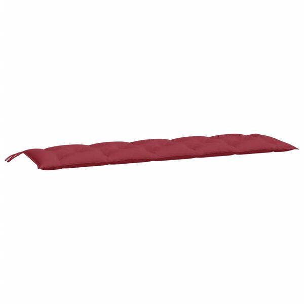 vidaXL Garden Bench Cushion Wine Red 180x50x7 cm Oxford Fabric