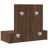 vidaXL Dressing Table Brown 83 x 40 x 70 cm Engineered wood