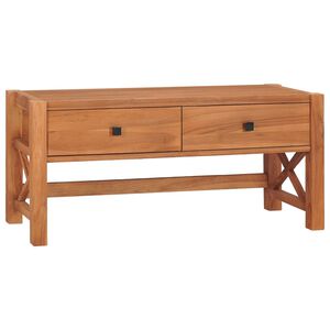 vidaXL TV Cabinet 100x40x45 cm Teak Wood
