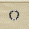 vidaXL Storage Boxes 4 pcs Non-woven Fabric 28x28x28 cm Cream