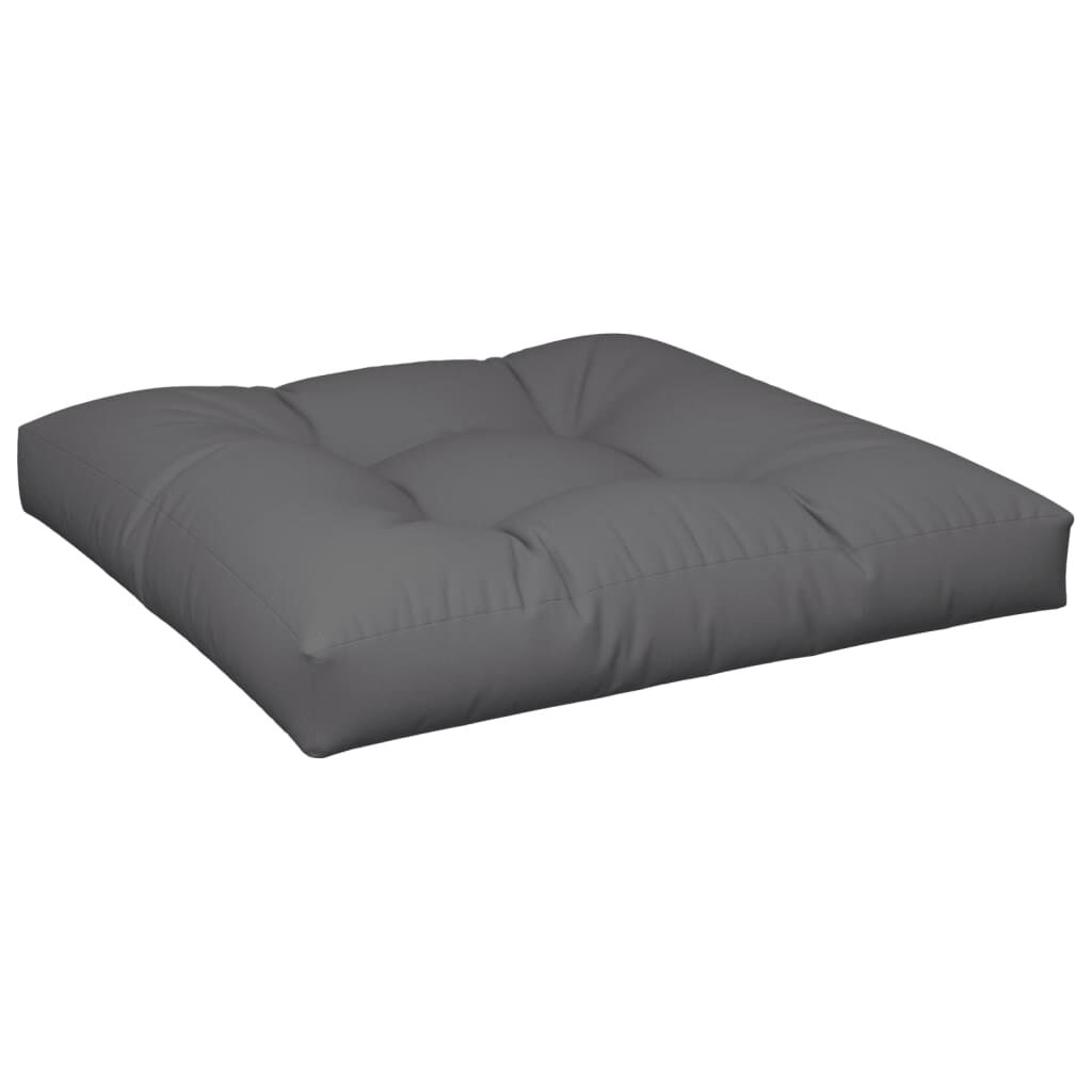vidaXL Pallet Cushion Anthracite 70x70x12 cm Fabric