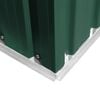 vidaXL Garden Shed Green Metal