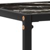 vidaXL Console Table Black 60x35x75 cm Tempered Glass