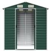 vidaXL Garden Shed Green 191x130x198 cm Galvanised Steel