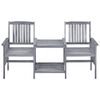 vidaXL Garden Chairs with Tea Table 159x61x92 cm Solid Acacia Wood
