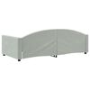 vidaXL Day Bed without Mattress Light Grey 100x190 cm Velvet