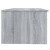 vidaXL Coffee Table Grey Sonoma 102x50x36 cm Engineered Wood