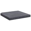 vidaXL Umbrella Weight Plate Black Granite Square 25 kg