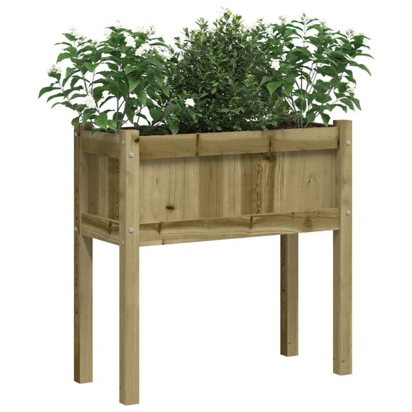 vidaXL Garden Planters 2 pcs with Legs Impregnated Wood Pine
