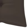 vidaXL Folding Garden Bench with Cushion 118 cm Bamboo
