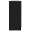 vidaXL Sideboard Black 90.5x30x70 cm Engineered Wood