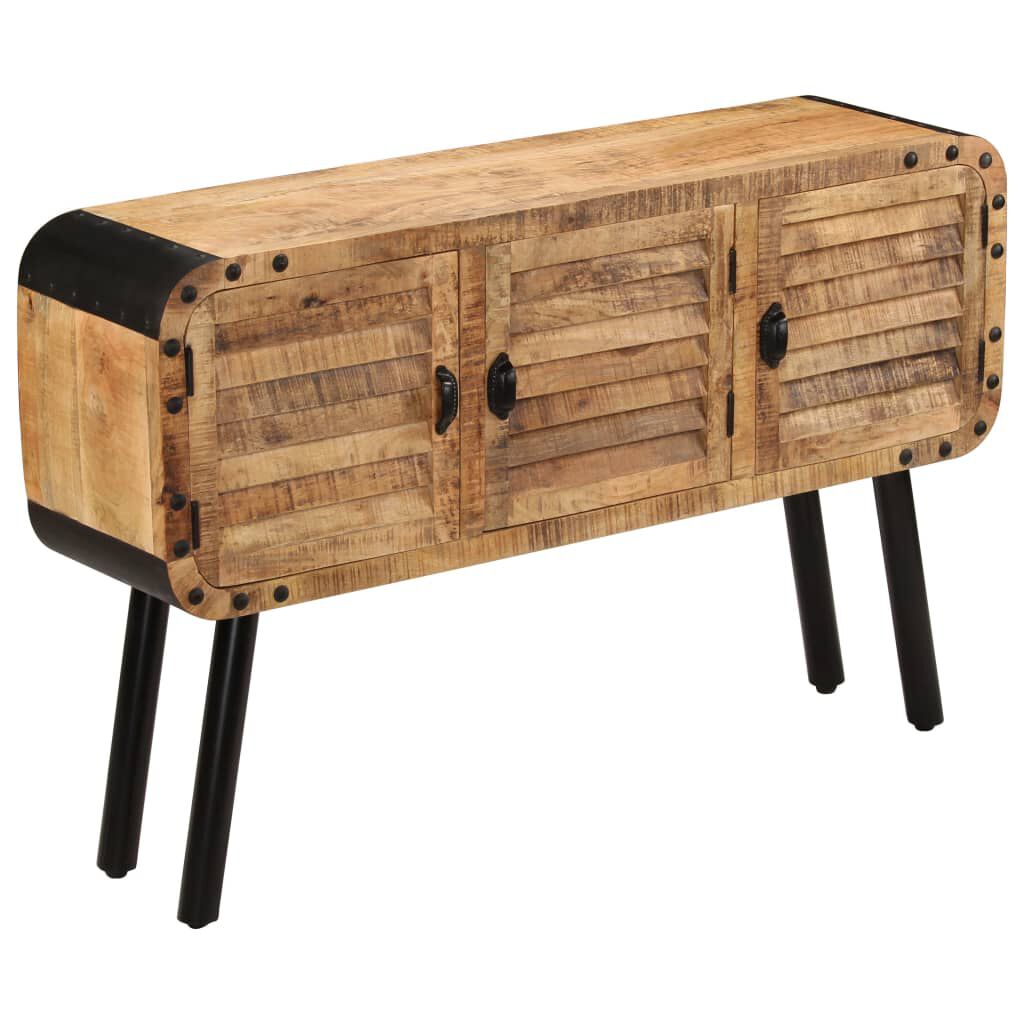 vidaXL Sideboard Solid Mango Wood 120x30x76 cm