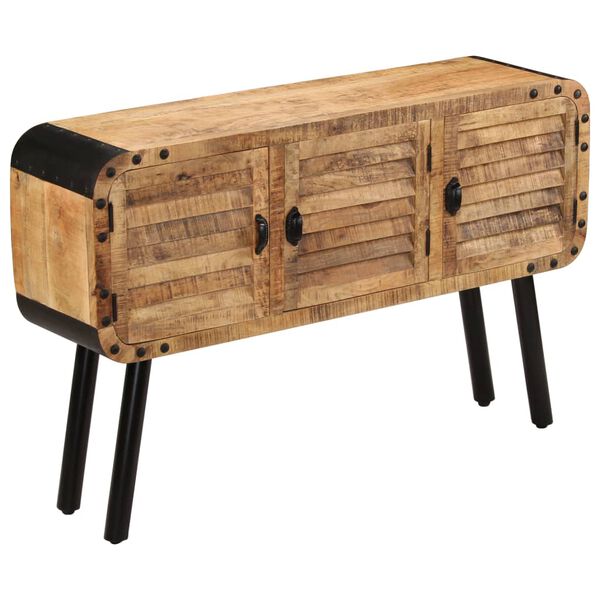 vidaXL Sideboard Solid Mango Wood 120x30x76 cm