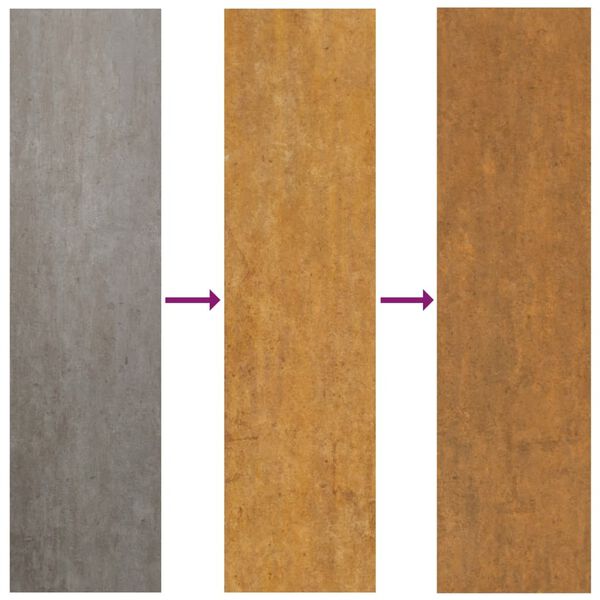 vidaXL Garden Wall Decoration 55x55 cm Corten Steel Moorish Design