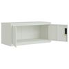 vidaXL File Cabinet Light Grey 90x40x40 cm Steel