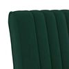 vidaXL Slipper Chair Dark Green Velvet