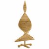 vidaXL Christmas Trees with Stand Brown 120 cm Solid pine wood