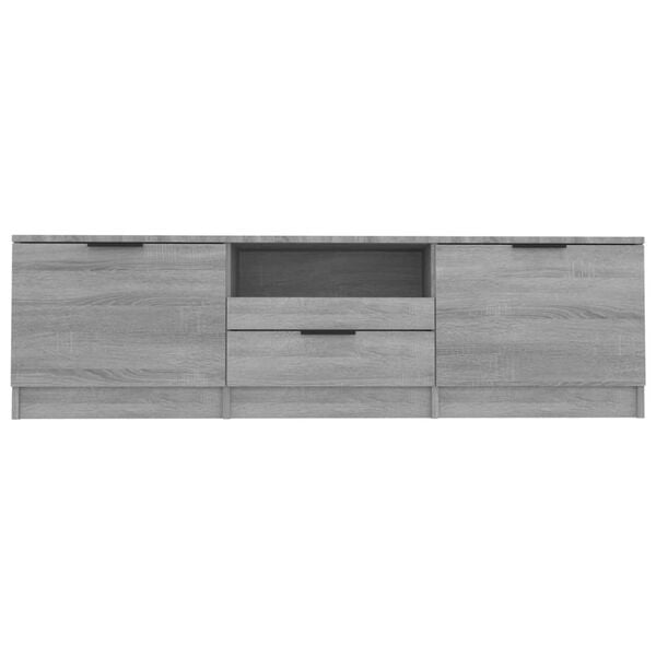 vidaXL TV Cabinet Grey Sonoma 140x35x40 cm Engineered Wood