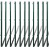 vidaXL Chain Link Fence with Posts Steel 1.5x25 m Green