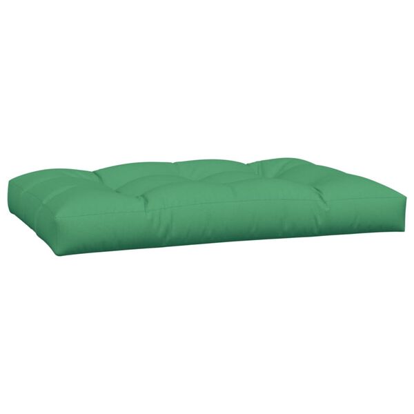 vidaXL Pallet Cushions 3 pcs Green Fabric