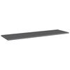 vidaXL Bookshelf Boards 8 pcs High Gloss Grey 100x30x1.5 cm Engineered Wood
