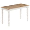 vidaXL Dining Table 120x60x76 cm Solid Mango Wood