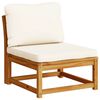 vidaXL Garden Sofa with Cushions Solid Wood Acacia