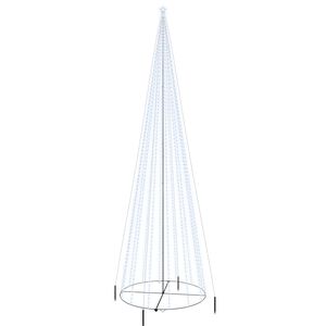 vidaXL Christmas Cone Tree Cold White 1134 LEDs 230x800 cm