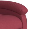 vidaXL Stand up Massage Recliner Chair Wine Red Fabric