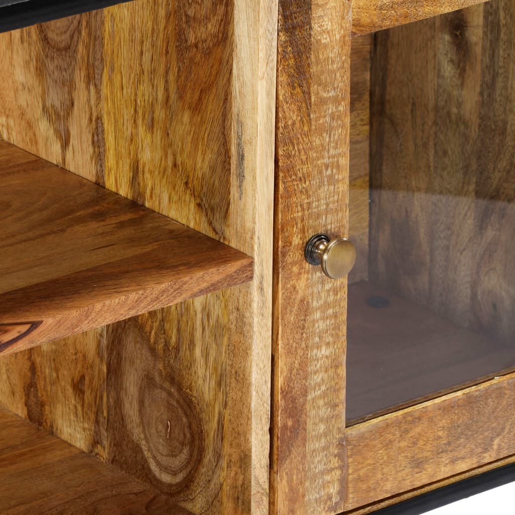 vidaXL TV Cabinet 120x30x75 cm Solid Reclaimed Wood