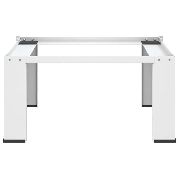 vidaXL Washing Machine Pedestal with Drawer White