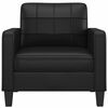 vidaXL Sofa Chair Black 60 cm Faux Leather