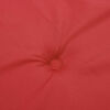 vidaXL Deck Chair Cushion Red (75+105)x50x4 cm