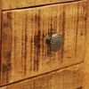 vidaXL Nightstand with 1 Drawer Solid Mango Wood