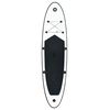 vidaXL Inflatable Stand Up Paddle Board Set Black and White