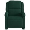 vidaXL Electric Stand up Massage Recliner Chair Dark Green Velvet
