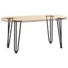 vidaXL Hairpin Legs for Coffee Table 4 pcs Black 42 cm Solid Steel