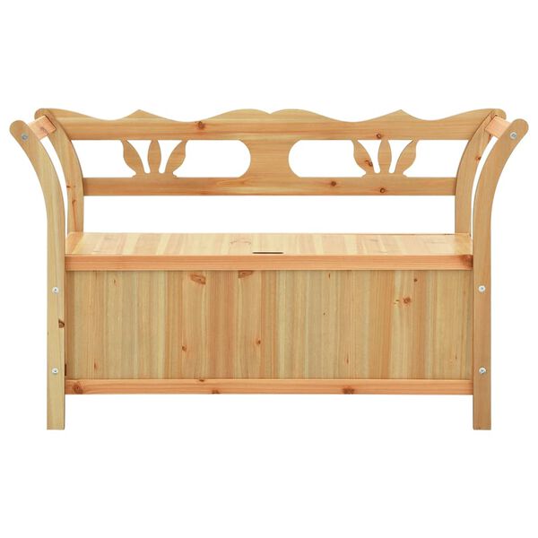 vidaXL Bench 107x45x75.5 cm Solid Wood Fir