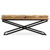 vidaXL Coffee Table Solid Mango Wood 110x55x42 cm