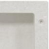 vidaXL Shower Niche Matt White 41x36x10 cm
