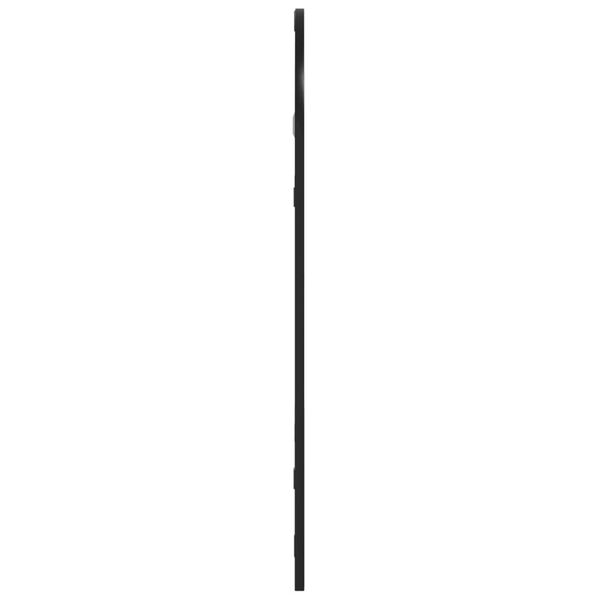 vidaXL Wall Mirror Black 30x60 cm Arch Iron