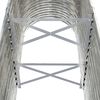 vidaXL Garden Raised Bed Galvanised Steel 114x40x68 cm Silver