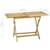 vidaXL 5 Piece Outdoor Dining Set Solid Teak Wood