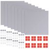 vidaXL Frameless Mirror Tiles Glass 16 pcs 20.5 cm