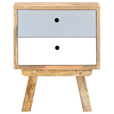 vidaXL Bedside Cabinet 40x35x50 cm Solid Mango Wood