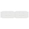 vidaXL Headboard Cushion "Zadar" White 193 cm Faux Leather