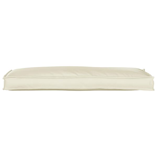 vidaXL Cushion Cream 110 x 40 x 8 cm Oxford Fabric