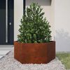 vidaXL Planter Rusty 90x90x45 cm Corten Steel